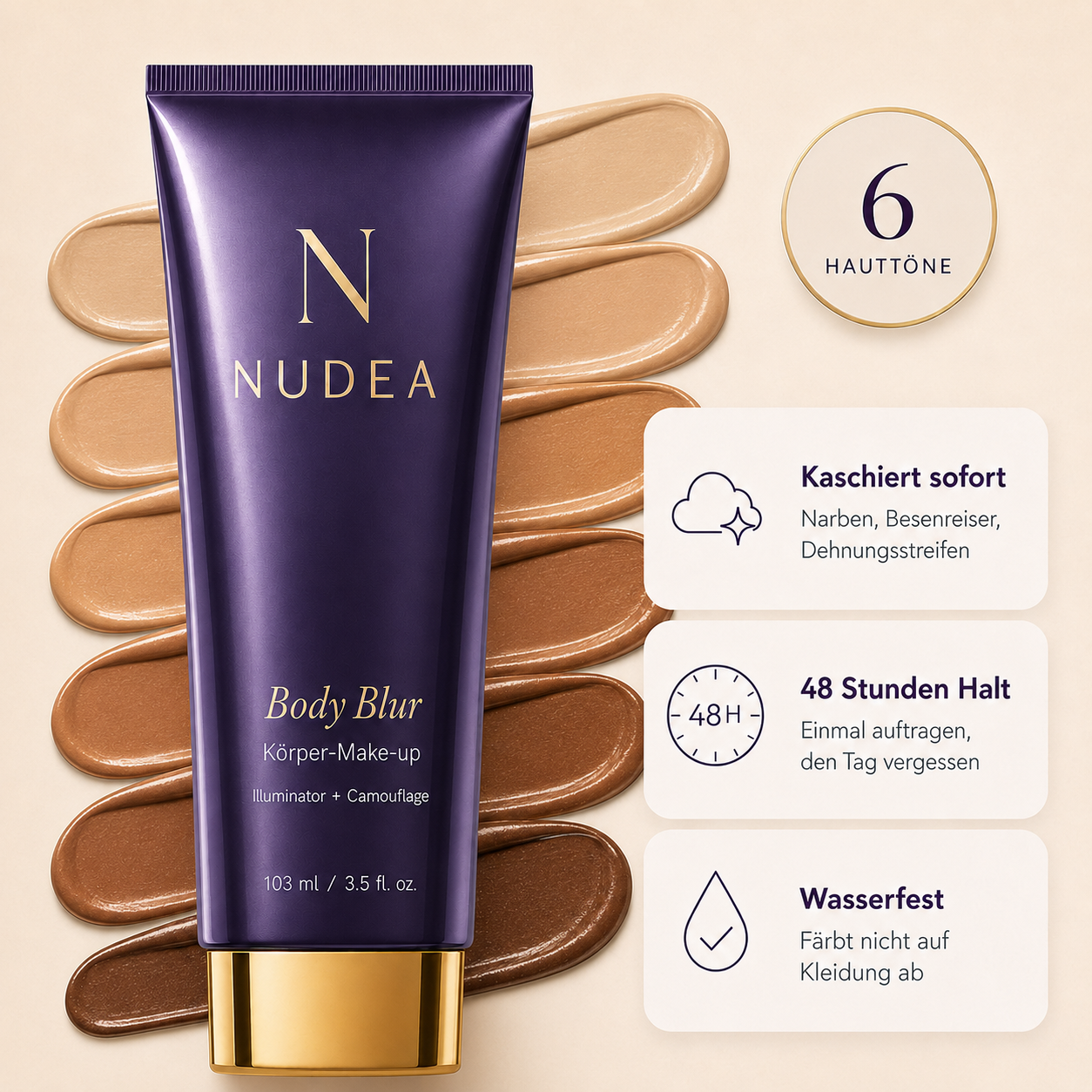 NUDÉA | Körper Make-Up