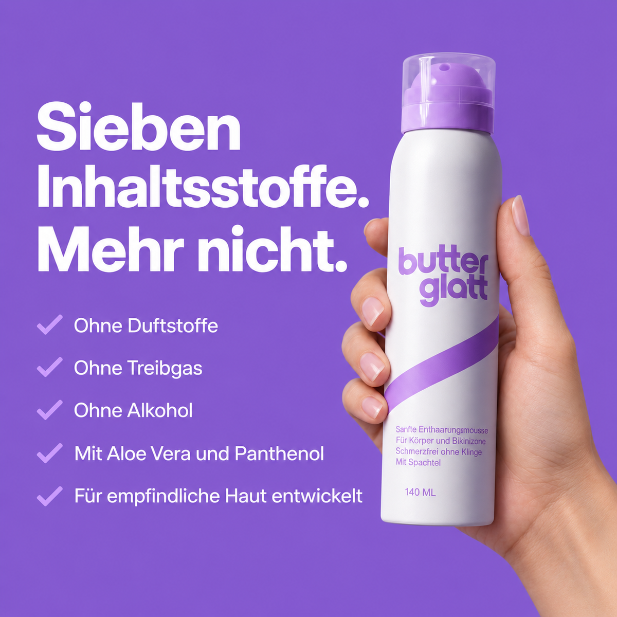 Butterglatt | Haarentfernungsmousse