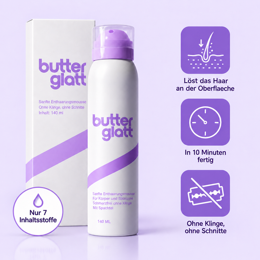 Butterglatt | Haarentfernungsmousse