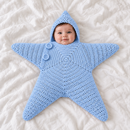 Kuschelstern | Baby-Einschlaganzug