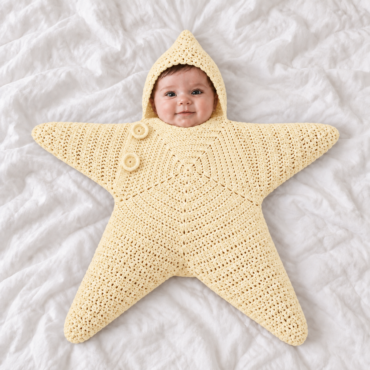 Kuschelstern | Baby-Einschlaganzug