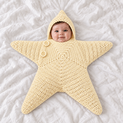 Kuschelstern | Baby-Einschlaganzug