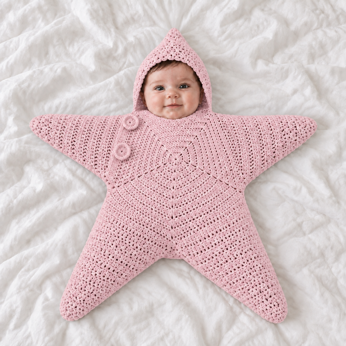Kuschelstern | Baby-Einschlaganzug