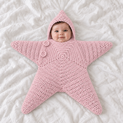 Kuschelstern | Baby-Einschlaganzug