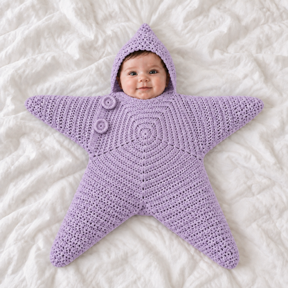 Kuschelstern | Baby-Einschlaganzug