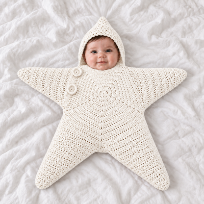 Kuschelstern | Baby-Einschlaganzug