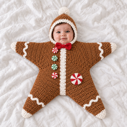 Kuschelstern | Baby-Einschlaganzug