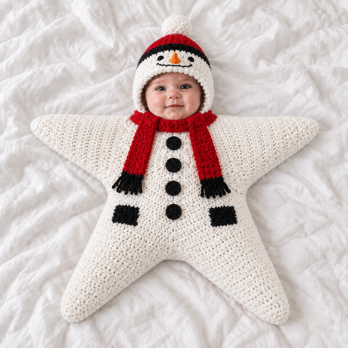 Kuschelstern | Baby-Einschlaganzug