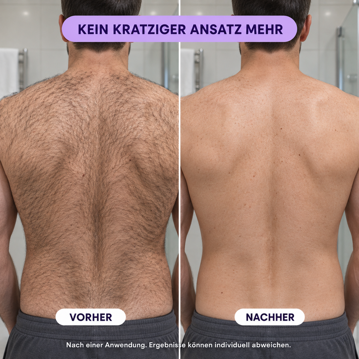 Butterglatt für Männer | Haarentfernungsmousse