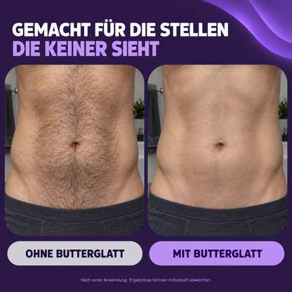 Butterglatt für Männer | Haarentfernungsmousse