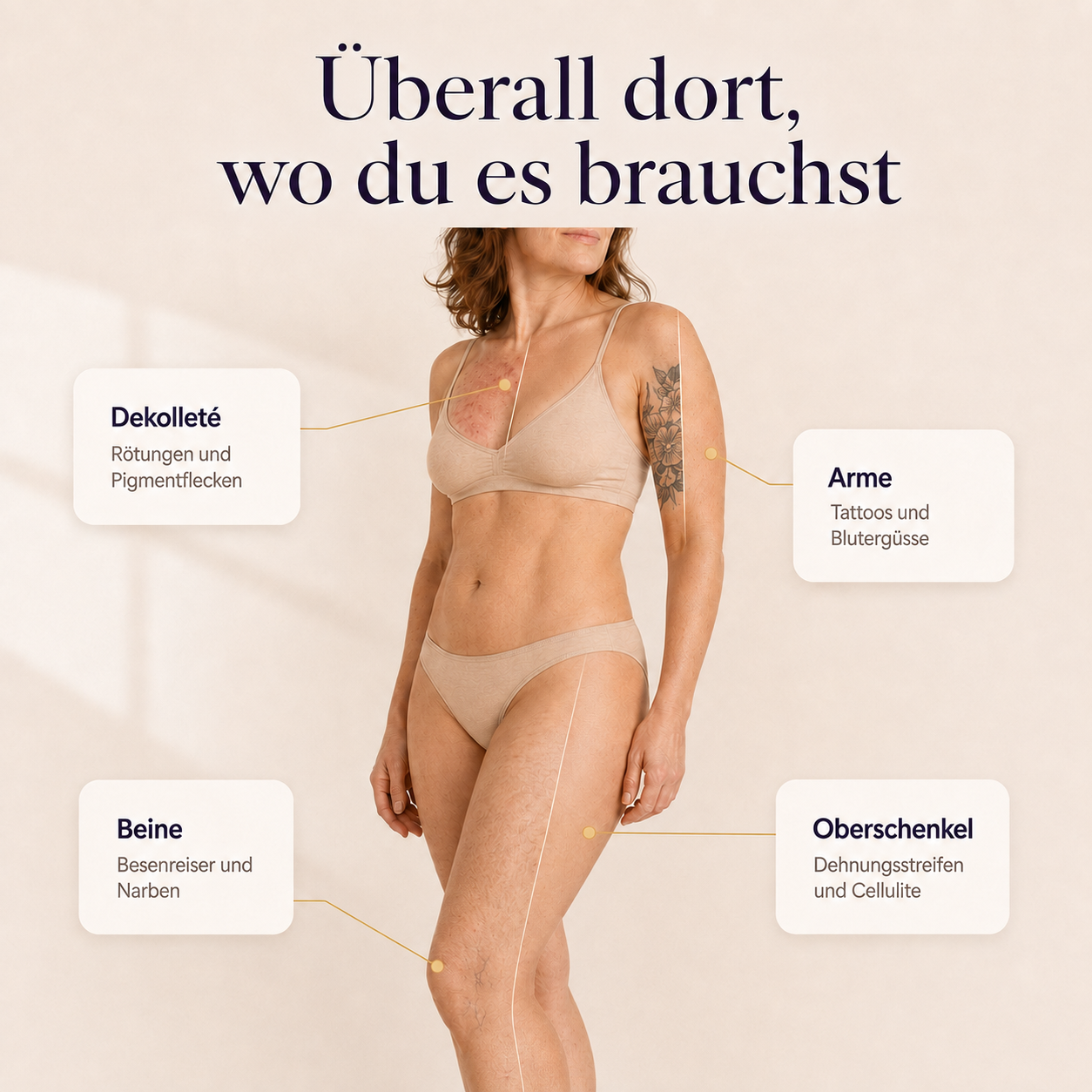 NUDÉA | Körper Make-Up